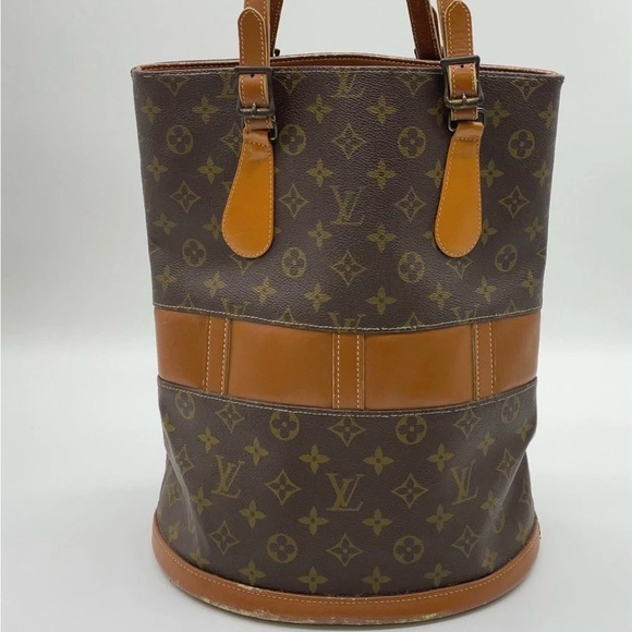 💯Auth. Louis Vuitton Brown Monogram Tote Bag - Picture 7 of 9